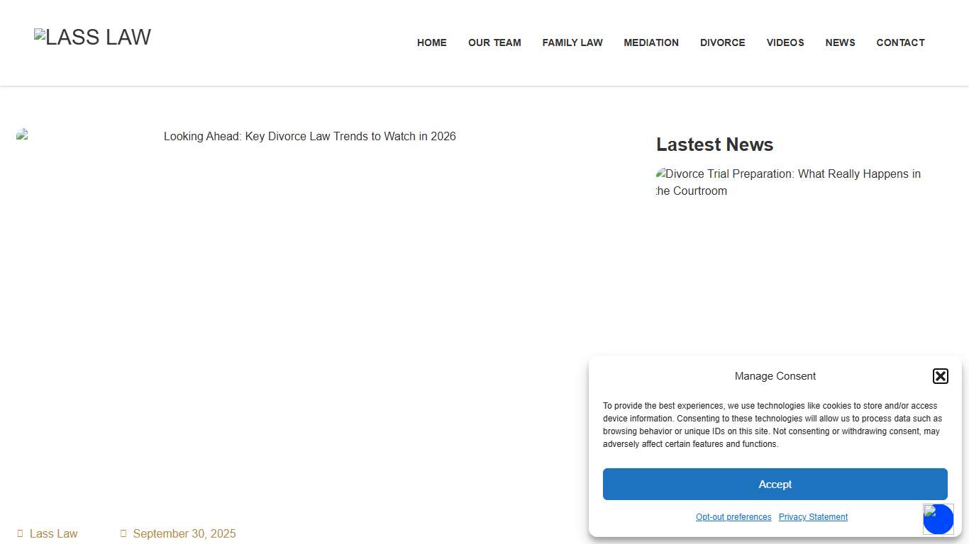 Looking Ahead: Key Divorce Law Trends to Watch in 2026 - Lass Law