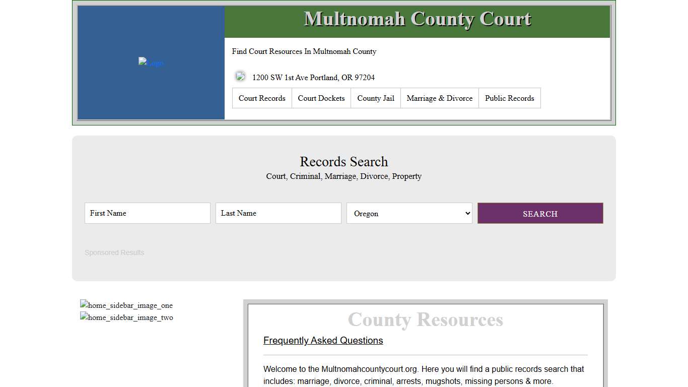 Multnomah County Court | Records Search